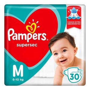 Fralda Pampers SuperSec Tamanho M