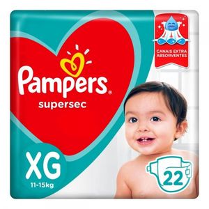 Fralda Pampers SuperSec Tamanho XG