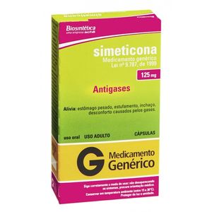 Simeticona 125Mg Com 10 Cápsulas Genérico Biosintética