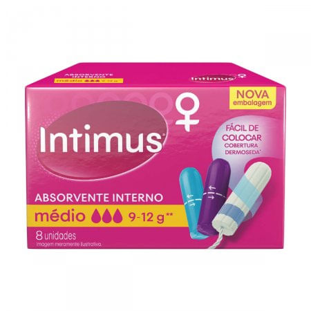 Absorvente-Interno-Intimus-Medio
