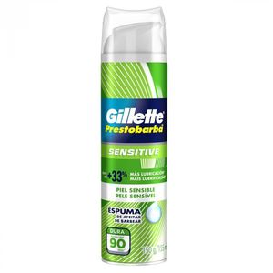 Espuma de Barbear Gillette Prestobarba Sensitive para Pele Sensível