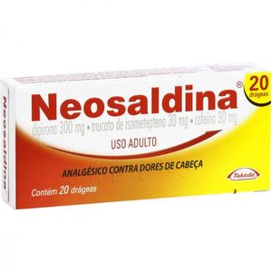 Neosaldina Caixa Com 20 Drágeas