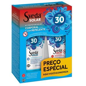 Sveda Kit Protetor Solar Sveda Fps30 Com 2 Unidades 125ml