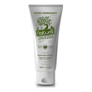 Loção Hidratante Natural com Óleo de Coco e Extrato de Romã 200ml
