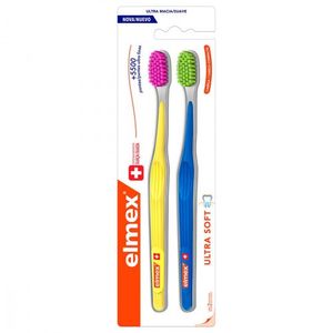 Escova Dental Elmex Ultra Soft 2 Unidades