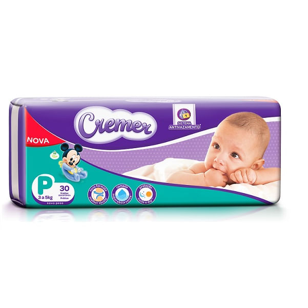 -Cremer-Fralda-Baby--Jumbo-Tamanho-P--Com-30-Unidades