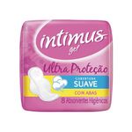 Absorvente-Intimus-Gel-Tripla-Protecao-Cobertura-Suave-com-Abas-8-Unidades