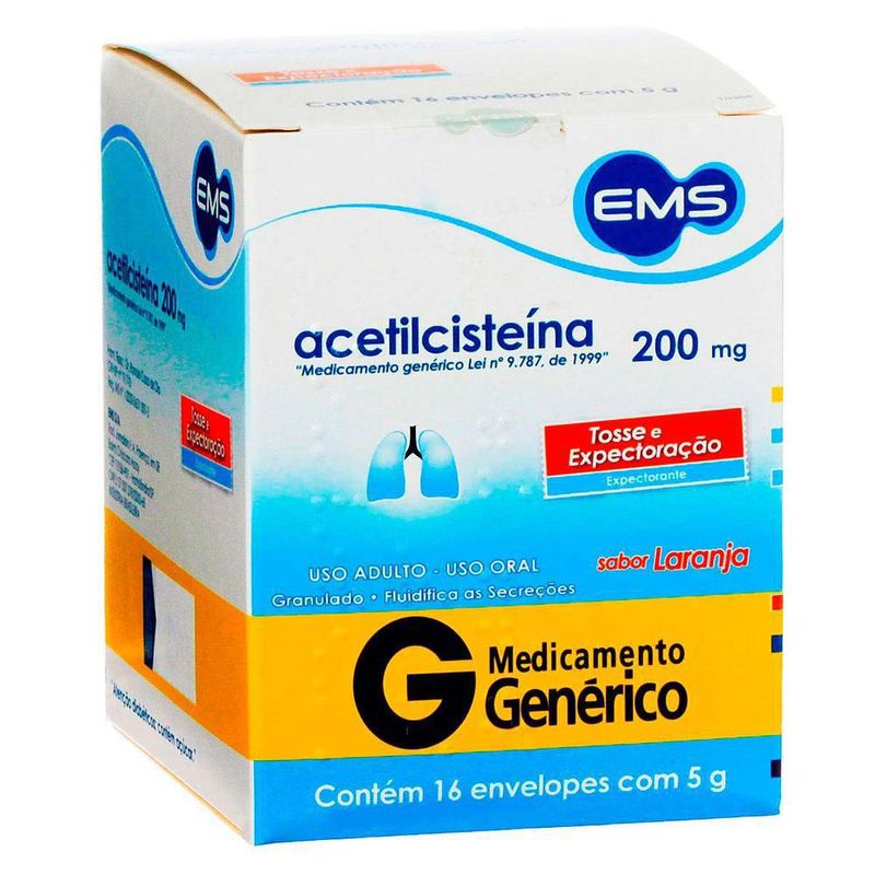 Acetilcisteina-EMS-200mg-caixa-com-16-envelopes-com-5g