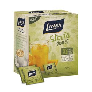 Adoçante Linea Stevia Po 50 Envelopes De 600Mg