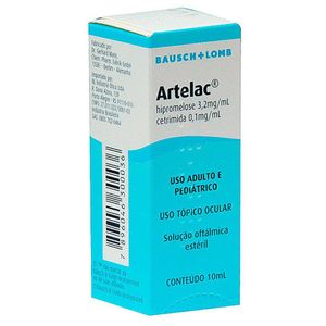 Artelac 32Mg/Ml Solução Oftálmica Frasco Gotejador Com 10Ml