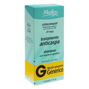 Cetoconazol - Medley 20Mg Shampoo Frasco Com 110Ml