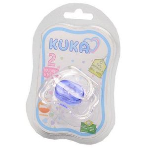 Kuka Chupeta Cristal Color Orto N2 Azul