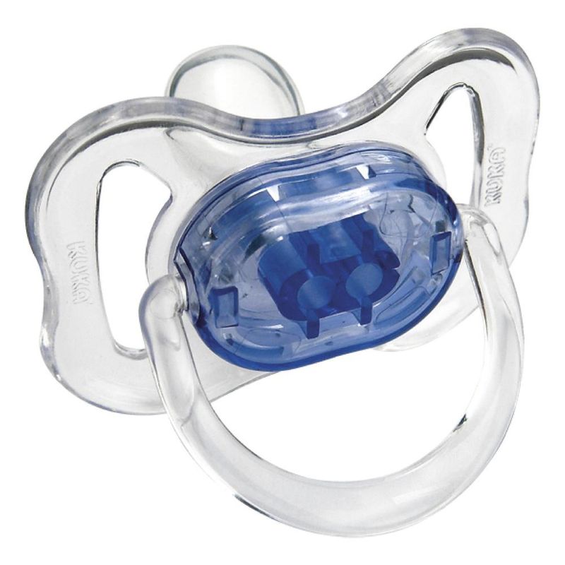 Chupeta-Kuka-Cristal-Color-Silicone-Ortodontico-N1-Azul