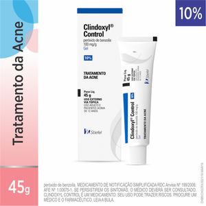 Clindoxyl Control 10 (Por Cento) - Gel Bisnaga Com 45G