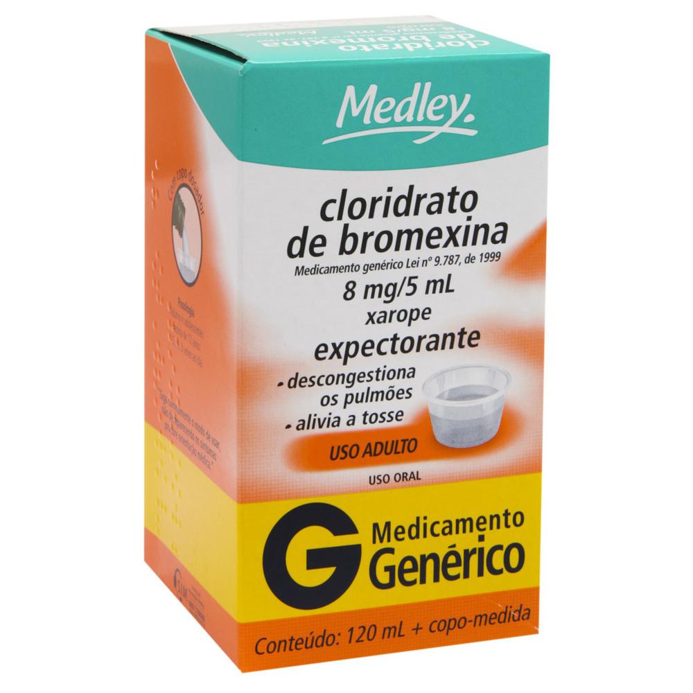 Comprar Cloridrato de Bromexina 8mg/5ml Xarope Adulto