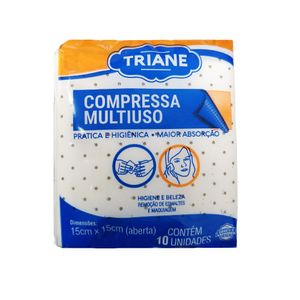 Triane Compressa Não Aderente 10 Und