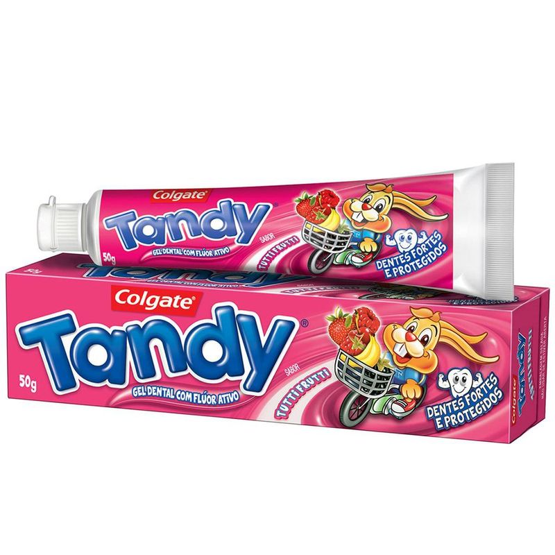Creme-Dental-Infantil-Tandy-Tutti-Frutti-50g