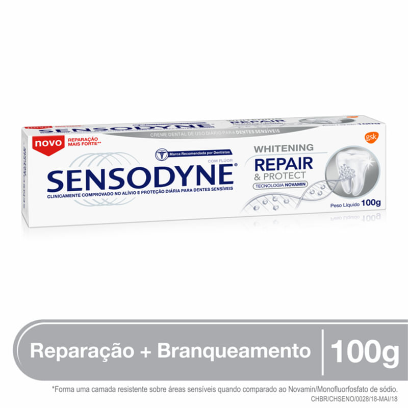 Creme-Dental-Sensodyne-Repair-Protect-Whitening-100g