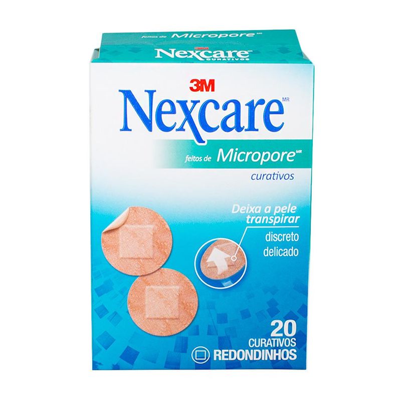 Curativos-Nexcare-Micropore-Redondos-20-unidades