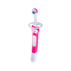 Escova Dental Infantil Mam Training Brush Extramacia 6+ Rosa 1 Unidade 8214