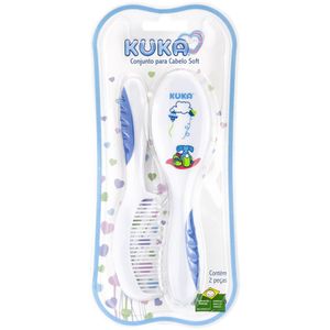 Kuka Conjunto P/Cabelo Soft Azul