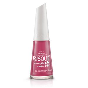 Esmalte Eu Era Feliz E Sabia Risqué Só Jujuba Rosa