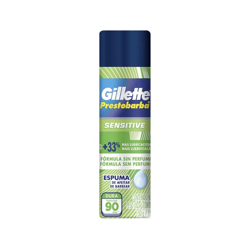 Espuma-de-Barbear-Gillette-Prestobarba-para-Pele-Sensivel-150g
