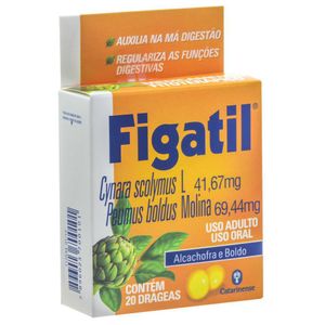 Figatil Caixa Com 20 Drágeas