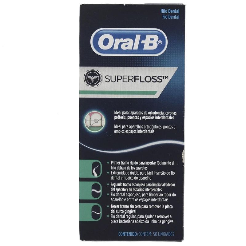 Fio-Dental-Oral-B-Super-Floss-Ideal-para-Aparelhos-Ortodonticos-Pontes-e-Amplos-Espaco-Interdentais-50-Unidades