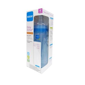 Mamadeira Mam Fashion Bottle Bico De Silicone Silk Touch 4+ Meses Azul Mamadeira Mam Fashion Bottle Bico De Silicone