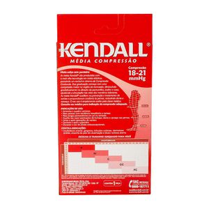 Meia Calça Kendall Sem Ponteira Média Compressão Cor Mel Tamanho M