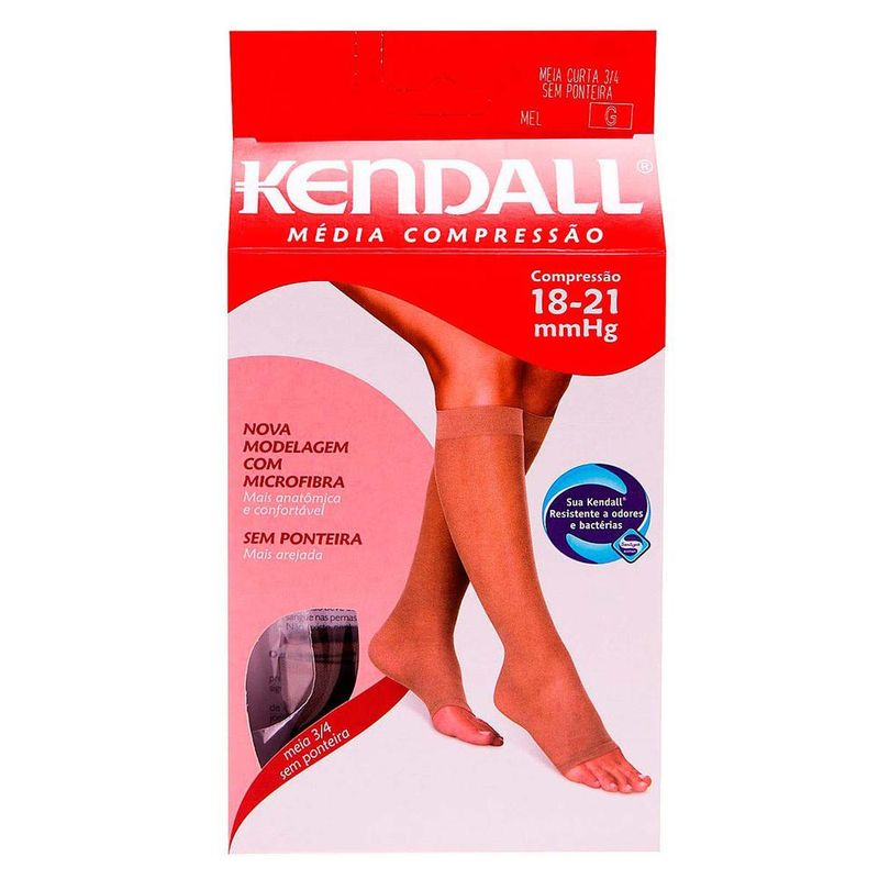Meia-Panturrilha-3-4-Kendall-Feminina-Media-Compressao-18-21mmHg-Ponteira-Aberta-Tamanho-G-Cor-Mel