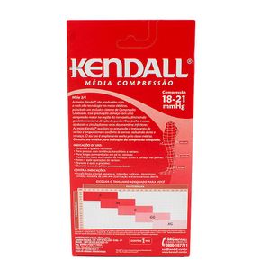 Meia Panturrilha (3/4) Kendall Feminina Média Compressão (18-21Mmhg) Ponteira Fechada Meia Panturrilha (3/4)