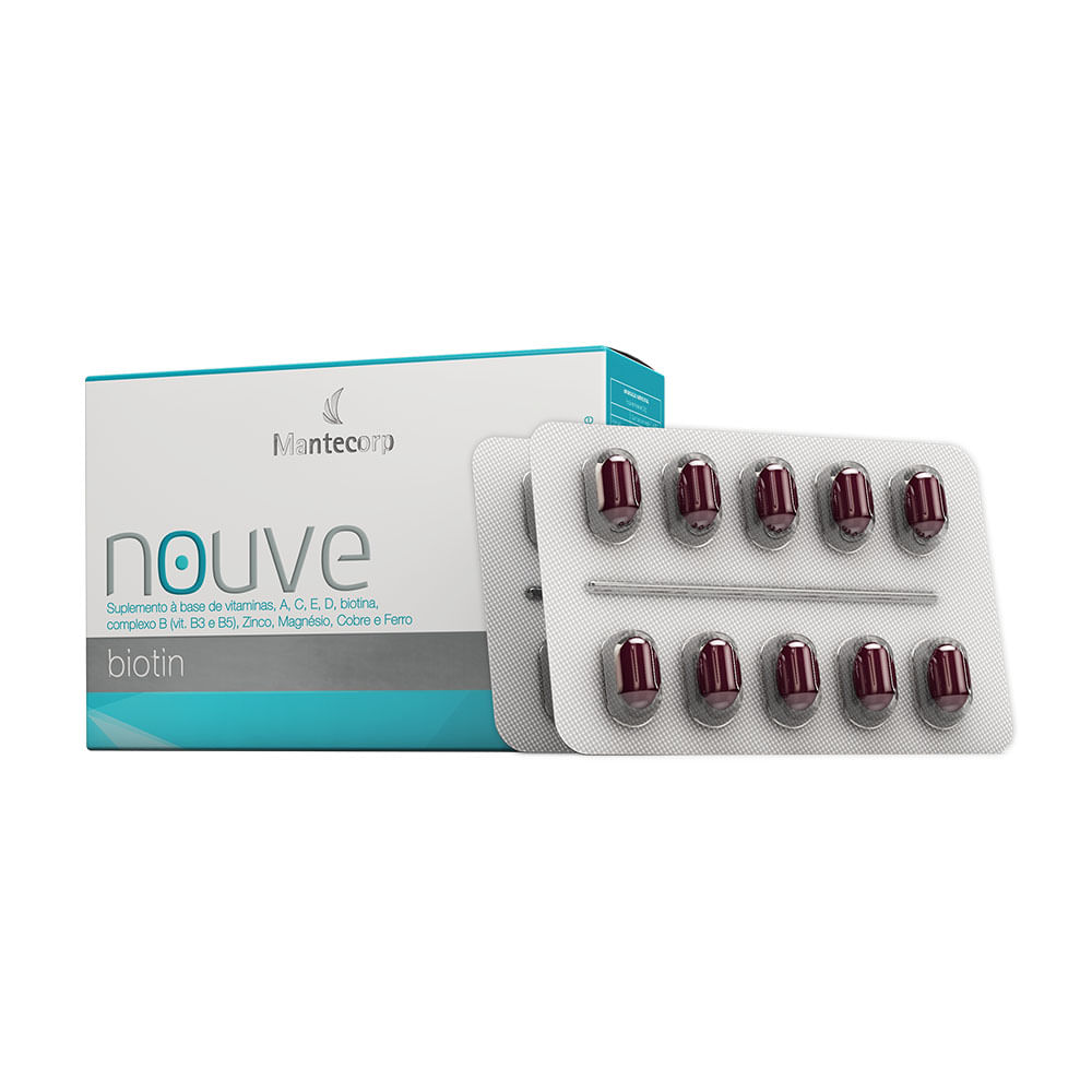 Nouve Biotin Mantecorp 30 Cápsulas