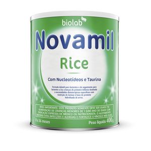 Fórmula Infantil Novamil Rice com 400g para Lactentes