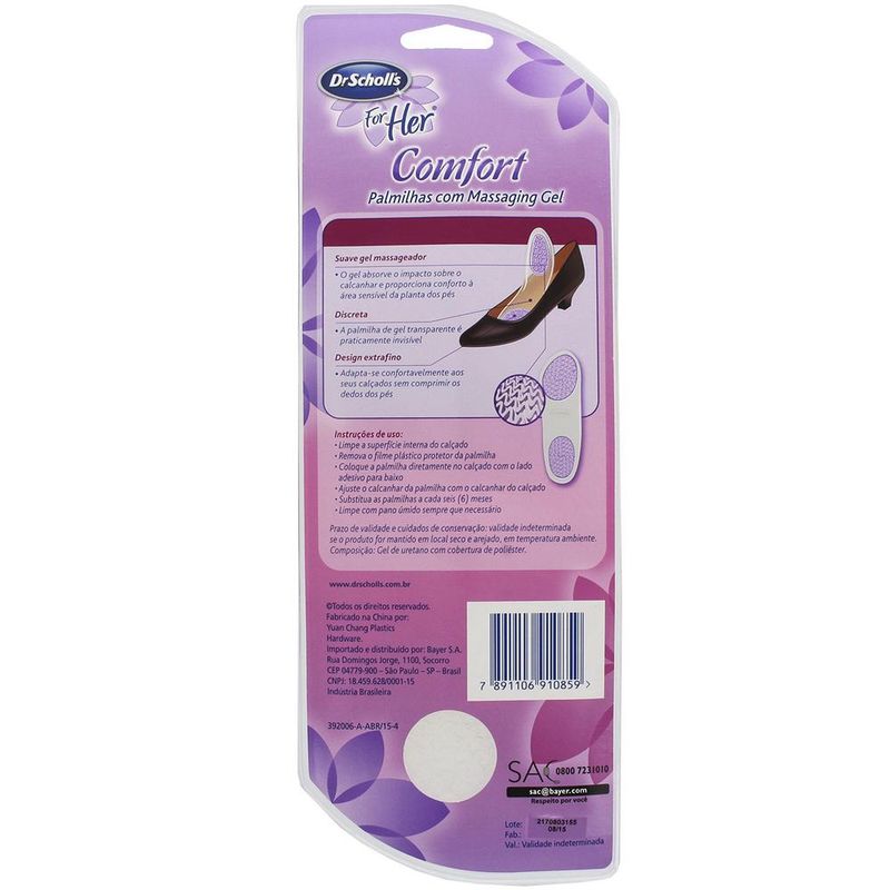 Palmilha-For-Her-Comfort-Dr-Scholls-Com-1-Part-tamanho--BR-35-39