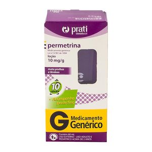 Permetrina - Prati-Donaduzzi 10Mg/G Frasco Com Loção Com 60Ml