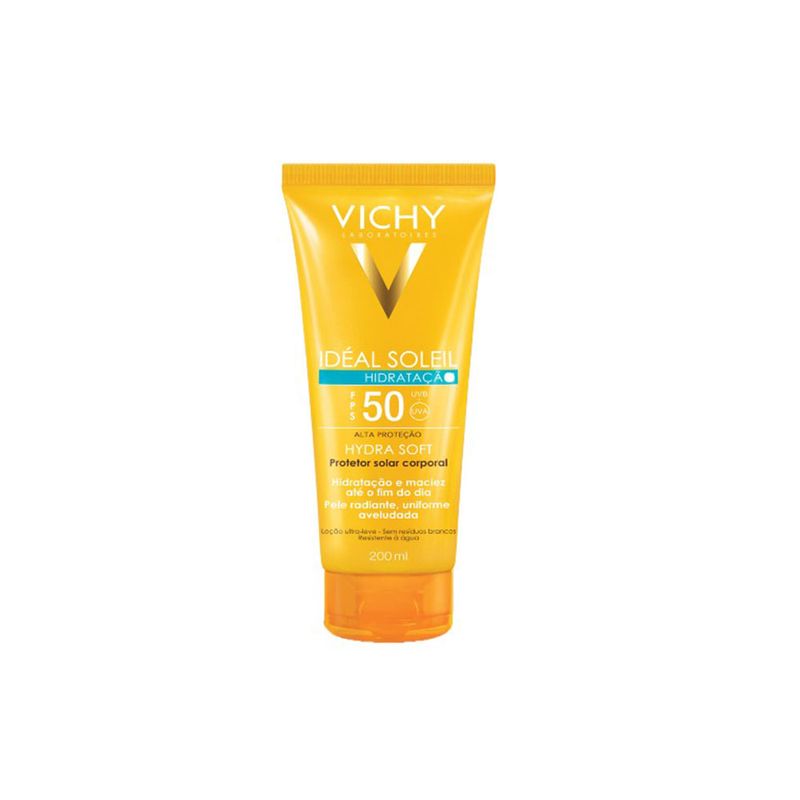 Protetor-Solar-Vichy-Ideal-Soleil-Hydra-Soft-FPS50-200ml