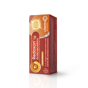 Redoxon 1G Tubo Com 10 Comprimidos Efervescentes Sabor Laranja