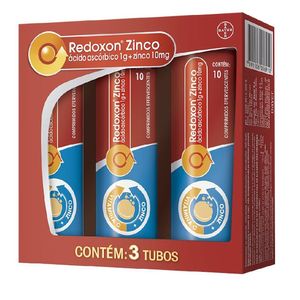 Redoxon Zinco 1000 + 10Mg Tubo Com 30 Comprimidos Efervescentes
