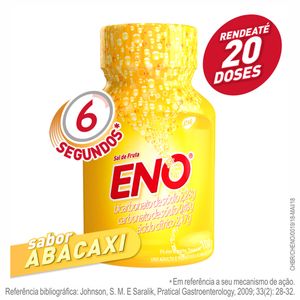 Sal De Fruta Eno Frasco Com 100G Sabor Abacaxi