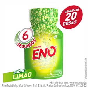 Sal De Fruta Eno Frasco Com 100G Sabor Limão