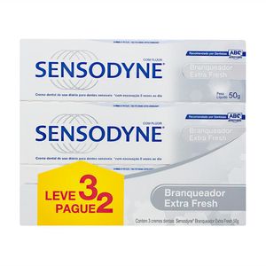Sensodyne Kit Branqueador 50G Leve 3 Pague 2