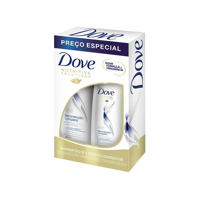 Shampoo-Dove-Reconstrucao-Completa-400ml-Condicionador-Dove-Reconstrucao-Completa-200ml-Preco-Especial