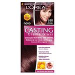 Tintura-Creme-Casting-Creme-Gloss-L-oreal-Acaju-550-oreal-Acaju-550-Kit