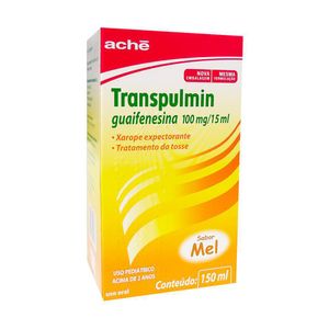 Transpulmin 6667Mg Xarope Frasco Com 150Ml + Copo Medidor Infantil