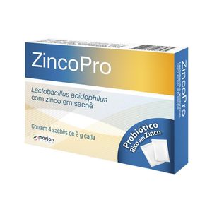 Zincopro Caixa Com 4 Sachês