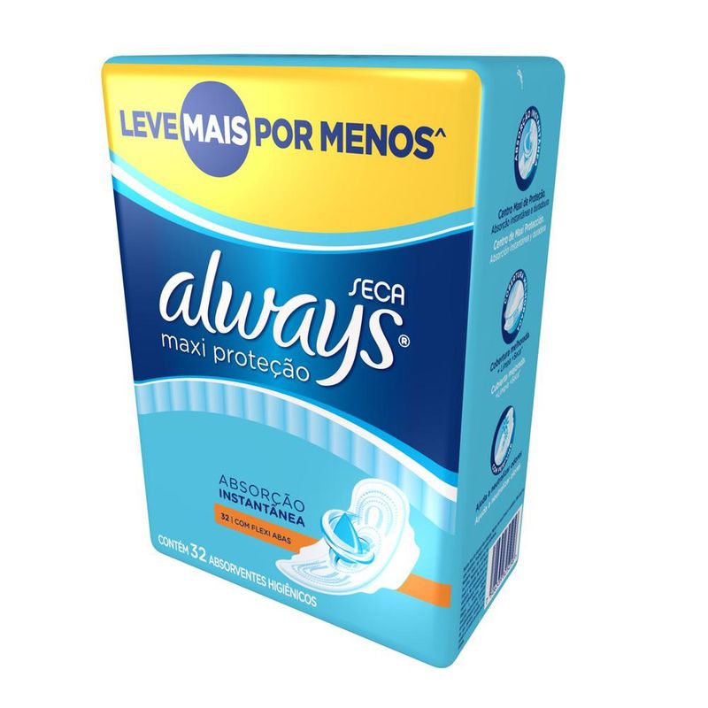 Absorvente-Always-Active-Protecao-Total-Com-abas-32-unidades