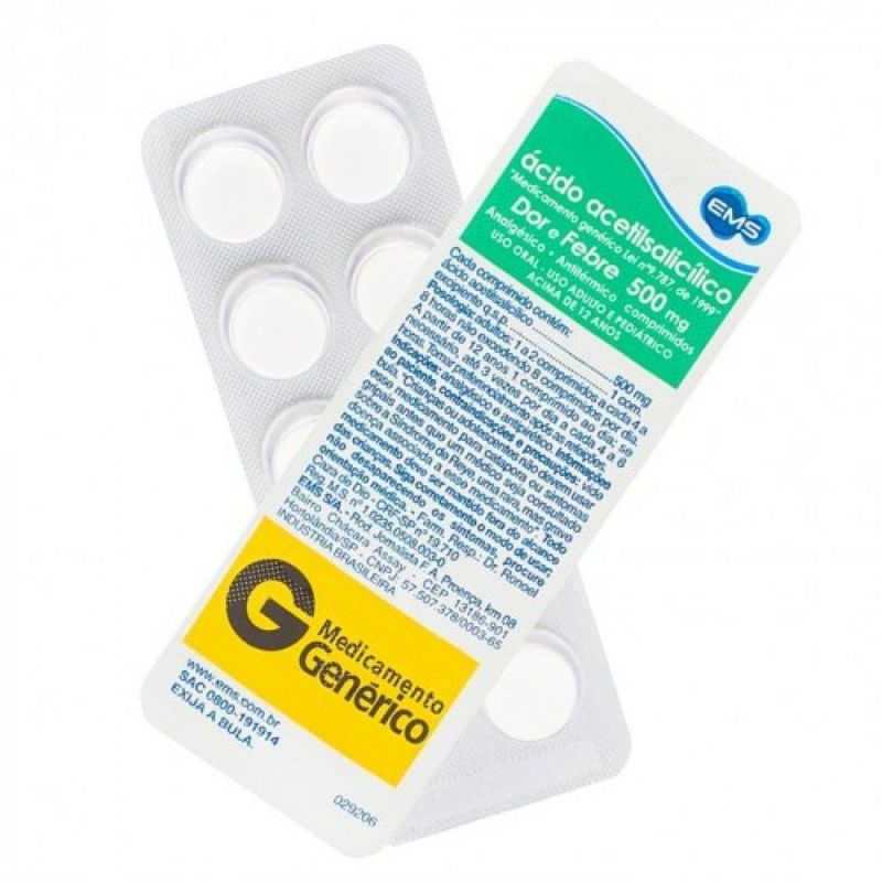 Acido-Acetilsalicilico-EMS-500mg-com-10-comprimidos