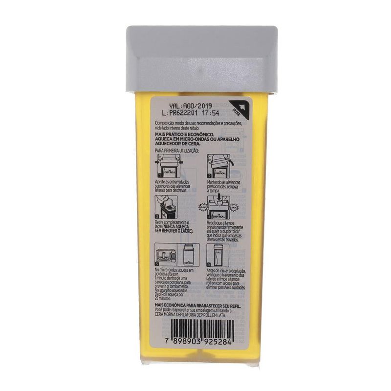 Cera-Depi-Roll-Roll-on-Refil-Corporal-Profissional-tradicional-100g